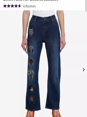 Her Universe Star Wars Rebels Dark Blue Wide-Leg Jeans